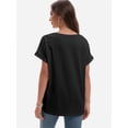 thumbnail image 2 of Womens Summer Tops Outfits Spring Casual Dressy T Shirts Workout Clothes Going Out Trendy Vacation Fashion, 2 of 6