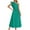Green, variant on Kaemgyyd Cocktail Dresses for Women One-Shoulder Sleeveless Ruffle Dresses Tie Waist a Line Formal Evening Dress