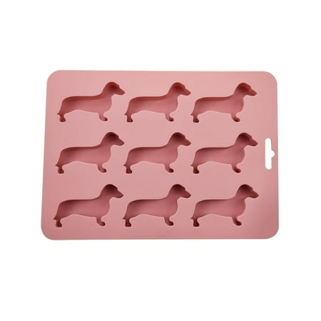 

Vecoauto Dachshund Dog Shaped Ice and Tray for Drink Ice Maker Candy Chocolate Fondant Cupcake Cake Decoration Baking Birthday Baby Show Kitchen Utensils & Gadgets