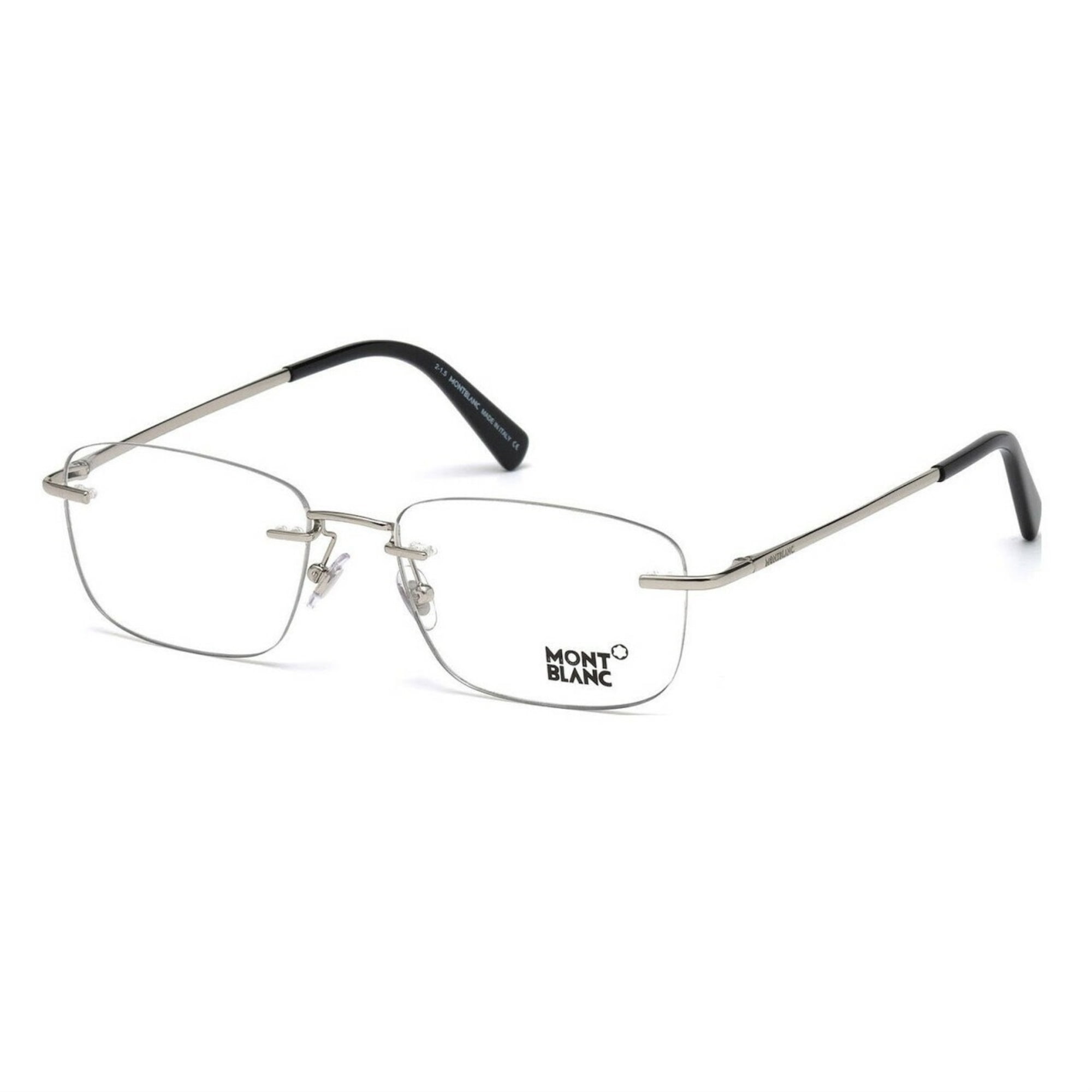 Montblanc MB0561016 Black Palladium Rimless Men's Rectangular Eyeglasses Frames