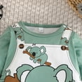 thumbnail image 5 of MEZZALL Baby Boys Romper O-Neck Jumpsuit One-Piece Long Sleeve Animal Print Koala Outfits Casual Playwear Soft Comfortable Everyday Wear Boho Toddler Child Clothes Sets, 5 of 8