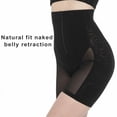 thumbnail image 3 of Tnobhg High Waist Shaping Pants Sexy See-Through Mesh Zippered Easy Wear Hip Tummy Waist Slimming Shapewear, 3 of 7