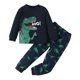 thumbnail image 1 of Odeerbi 1-6 Años Niños Conjunto de Algodón Sudaderas Dinosaurio Cuello Redondo Sudaderas Pantalones de Chándal Conjunto de Dos Piezas Ropa de Dormir Conjunto de Ropa de Casa, 1 of 3
