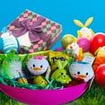 thumbnail image 6 of Happy Easter Basket Pre-Filled Surprise Jumbo Egg w/ Donald Daisy Plushie Balloon Eggs Peeps Candies & Reusable Plastic Egg-Shaped Container Spring Party Favors (Contents May Vary), 6 of 7