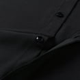 thumbnail image 5 of Hvyesh Men's Dress Shirts Casual Button Down Lapel Business Shirt Wrinkle Free Formal T Shirt Prom Wedding Nightclub Shiny Tshirt Tops, 5 of 8