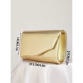 thumbnail image 6 of RUMANLAND Women's Gold Metallic Envelope Evening Clutch Bag Elegant Formal Handbag for Wedding Party Prom Cocktail, 6 of 8