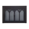 thumbnail image 2 of Pleasant Hearth Collin Collection Fireplace Glass Door, Gunmetal - Small, 2 of 5