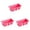 Hot Pink 3 Packs, variant on Rectangular Silicone Cake (random Color) Random Color Silicone Cake Rectangle Pan Bakeware For Bread Baking DIY Kitchen Supplies New 2PCS, 16.5 cmx8.2 cmx4.8 cm, Hot Pink 2 Packs