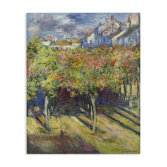 Stupell Industries Transitional The Lindens of Poissy Canvas Art, 16 x 20, by Claude Monet