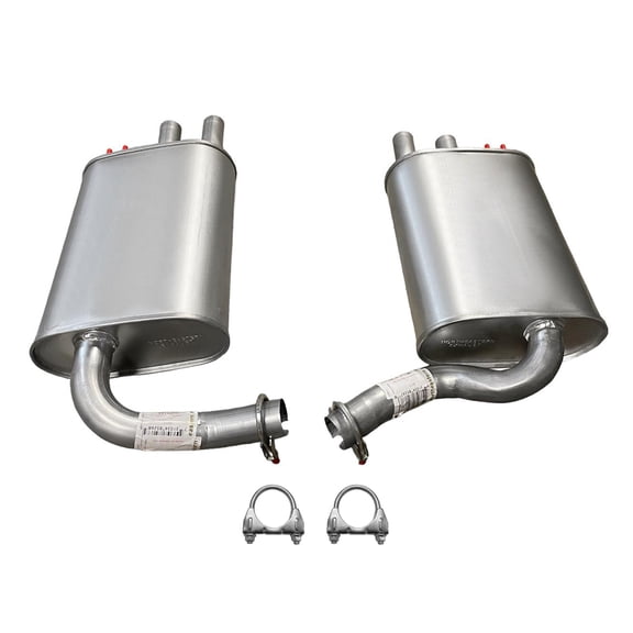 Northeastern Exhaust Pair of Muffler Fits 2004-2008 Nissan Maxima 3.5L | Includes Clamp | Direct-Fit | Stainless Steel
