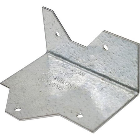 Simpson Strong-Tie 2.4 in. W x 3 in. L Galvanized Steel L-Angle
