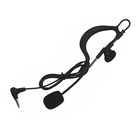 VNETPHONE VNETPHONE V4 V6 Casque d'Arbitre avec Prise 3,5 mm, Crochet Monaural Léger pour Officiels de Football et de Handball, Qualité Sonore Hi-Fi