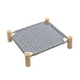 thumbnail image 1 of Cat and Dog Hammock Cat Hammock Elevated Cooling Bed Blue, 1 of 5