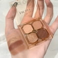 thumbnail image 1 of Fiudx Artículos en oferta con ofertas flash Sombra de ojos brillante de cuatro colores, mat perlado, fácil de quitar, 1 of 2
