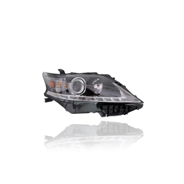Ensemble de Phares - Compatible/remplacement pour '13-15 Lexus RX350/RX450h (Construction Canadienne) - Halogène - Droit - Passager - 811100E150 - CAPA