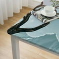 thumbnail image 5 of nygtbtfer Africa Women Landscape Tablecloth with Lace Trim Spring Summer Tablecloths Polyester Table Cover Waterproof Wipeable Table Cloth Linen for Kitchen, Fits Tables  Diameter white, 5 of 8