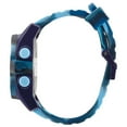 thumbnail image 3 of Nixon Men's Unit Steel Digital Dial Marbled Blue Silicone Strap Chrono Watch A1971726, 3 of 4