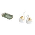 thumbnail image 1 of Elegante bandeja con forma de cisne para guardar alimentos y cosméticos, ideal para del baño, el desayuno, la como adorno de mesa e, 1 of 8