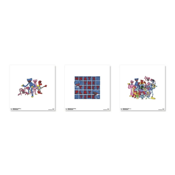 Gallery Pops Poppy Playtime - Factory Wall Art Bundle (3-Pack)
