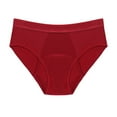 thumbnail image 2 of ZRGHAOYLQ Period Panties Women Heavy Flow Hipster Underwear Seamless Mid Waisted Leakproof Briefs Soft Absorbent Incontinence Period Underwear, 2 of 3