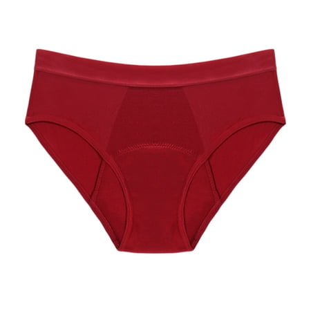 

AnuirheiH Women Solid Color Underwear Lingerie Panties Ladies Underpants Physiological Pants 4-6$ off 2nd