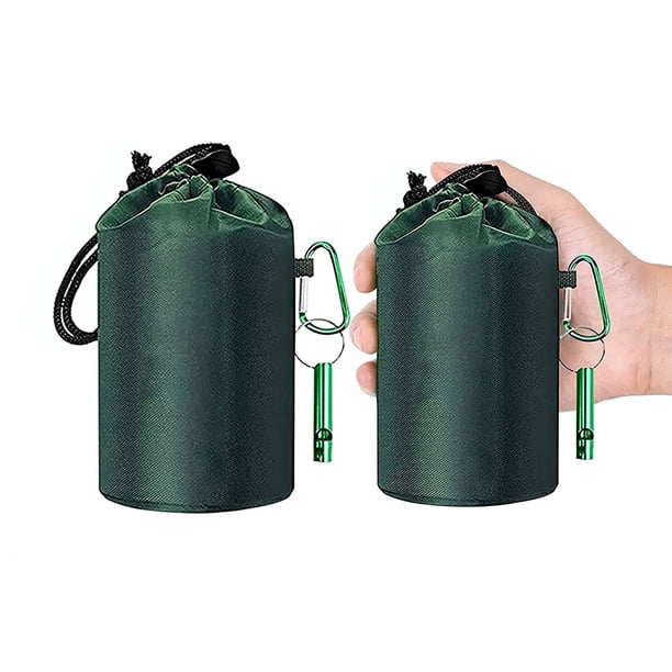 De Dormir De Supervivencia De Emergencia, Película Aluminizada Pe, Tienda De Campaña De Emergencia Con Silbato Y Mosquetón 2 Sacos Yuarrent HA047101-01