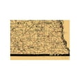 thumbnail image 2 of Railroad Map - Nebraska Railroads - McEwen 1897 - Vintage Wall Art, 2 of 4
