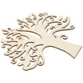 thumbnail image 2 of OFFIGAM 10pcs Wooden Tree Embellishments for Craft Projects and Table Decoration, Rustic Wood Accents for Home Decor, 2 of 10