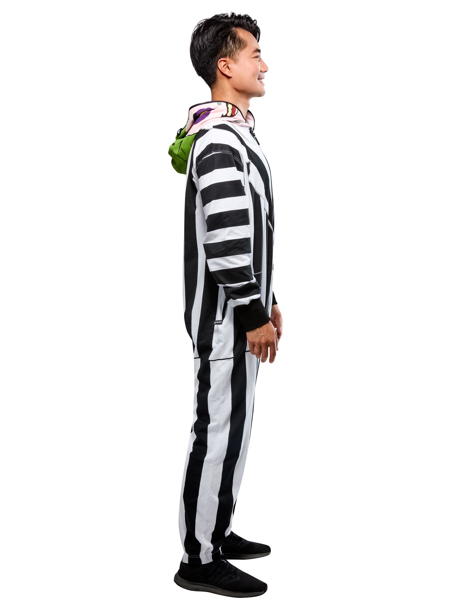 Beetlejuice Zipsters Masked-Up Costume for Adults by Rubies, Men's