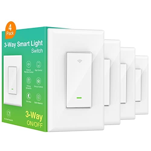 Luz Smart Switch Home Smart Wi-Fi de 3 vías con Alexa Google H
