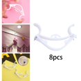 thumbnail image 1 of s de Utilidad de 8 Piezas, s de Esquina Multiusos en La Pared, Soporte de Clips para Globos, Elástico de Pared Reutilizabl Macarena Gancho elástico de pared, 1 of 8