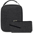 thumbnail image 1 of WWS-Black Kids Lunch Box with Reusable Snack Bag Lonchera Negra Foldable Lunch Cooler Bag for Women Men Kids Adult, 1 of 4