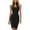 *Black, variant on Women's Halter Neck Bodycon Midi Dress,Ladies Sleeveless Cutout High Neck Pencil Dress,Elegant Cocktail Party Club Dress For Women,Red,S-2XL