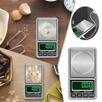 Digital Kitchen Scale USB Rechargeable | High Precision Cooking Food Scale 100g/0.01g | Pocket Electronic Weighing Device with LCD Display | Mini Portable for Jewelry, Coffee, Spices, Dual Power |
