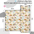thumbnail image 5 of Excavator and Traffic Cone Beige Teens Toddler Nap Mat with Pillow, Sleeping Mat Bag for Preschool Daycare 50"x20", 5 of 6