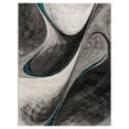 thumbnail image 4 of Paco Home Modern Designer Rug with Abstract Pattern in Grey Blue - 6'7" x 9'6" (6'x9'), 4 of 5