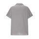 thumbnail image 5 of Vestidos Casuales Para Mujer, Blusas De Mujer De Moda Blusa tipo túnica de lino con solapa y manga corta para mujer, holgada, con cremallera, para verano, para el trabajo, 5 of 6