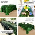 thumbnail image 4 of Efavormart 90"x156" Rectangle Leaf Petal Taffeta Tablecloth - Decorative 3D Leaf Ruffle Table Cover for Forest Party, Wedding, Event, Dessert Tables - Green, 4 of 11