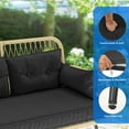 thumbnail image 5 of DEXS Patio Furniture Your Ultimate Outdoor Oasis Companion.Woven with High-Quality All-Weather Rattan, This Gorgeous Piece Boasts a Sleek Design that Complements Any Outdoor Decor., 5 of 5