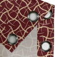 thumbnail image 4 of Ambesonne Grommet Curtain, , 50"x96", Maroon Pale Brown, 4 of 5