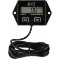 thumbnail image 1 of Tacómetro digital con contador de horas, recordatorio de servicio, batería reemplazable, apagado automático, para cortacésped ZTR, generador, barco, tractor, ATV, motos de nieve y equipos, 1 of 1