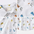 thumbnail image 7 of Kiijoy Toddler Boys Short Sleeve Shirt Dinosaur Print Button Down Shirt, Sizes 1-2Y, 7 of 7