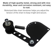 NFTIGB Spring Loaded Chain Tensioner Kit Metal Pulley Chain Adjuster Compatible with 49CC 66CC 80CC Engine Motorized Bike, Adjustable Heavy Duty Replacement Parts, Black