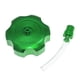 thumbnail image 1 of Tapa de tanque de combustible de aluminio CNC para ATV Dirt Bike, color playa anodizado verde, 1 of 5