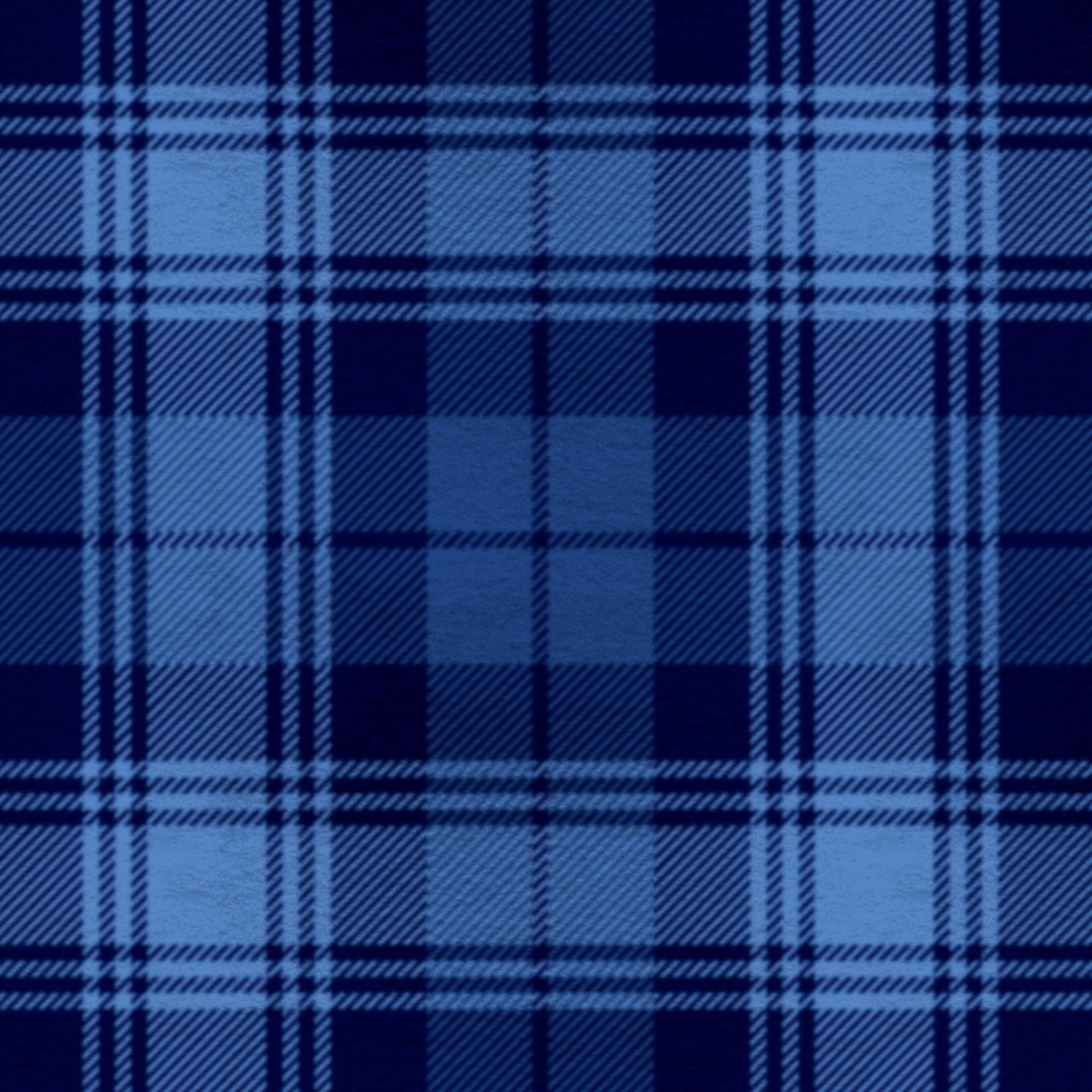 Mainstays 58' x 1.5 yd 100% Polyester Lux Anti-pill Fleece Plaid Sewing & Craft Fabric Precut, Navy