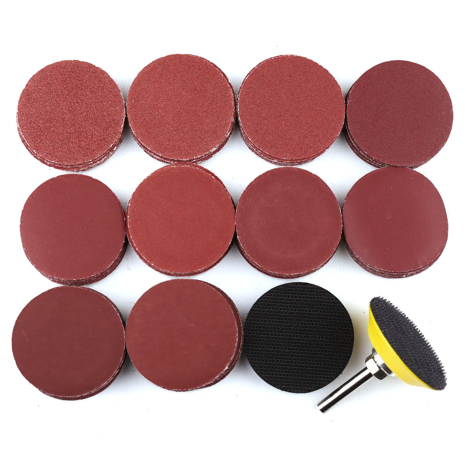 Genesis Universal Hook-and-Loop Sandpaper Assortment with 3 60-Grit, 3  80-Grit, 3 120-Grit and 3 240-Grit (12-Piece) GAMT701 - The Home Depot