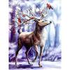 thumbnail image 1 of Kit de pintura de diamante 5D Elk Full Round Drill DIY Christmas Picture Wall Art Sets Tmvgtek decoración de arte en el hogar, 1 of 9