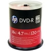 Hp® 4.7gb Dvd-rs, 100-ct Spindle