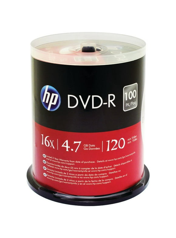 Hp 4.7gb Dvd-rs, 100-ct Spindle