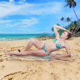 thumbnail image 5 of Coolnut Beach Towels Seashells Starfish Summer Beach Camping Towels Tropical Sea Sand Sand Free Beach Towel, 30"x60" Large Beach Towels Quick Dry Bath Travel Towels Pool Yoga Beach Mat for Men Wome, 5 of 6